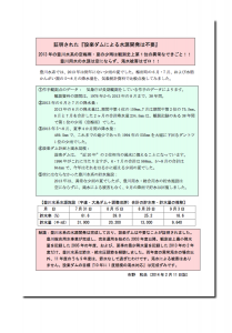 2013年_空梅雨_異常少雨_ダム不要が証明されたleaf